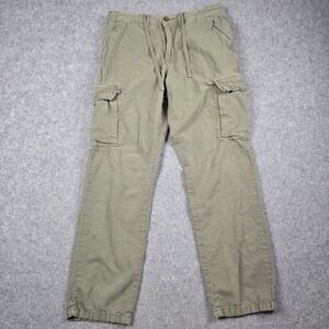 Lucky Brand Pants Mens 33 Fits 33x29 Green Cargo L-54C Utility Military Style